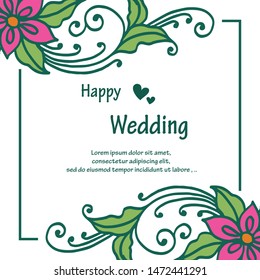Vector illustration banner will you marry me with pattern of red bouqet frame