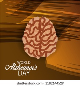 Vector illustration of a Banner for World Alzheimer's Day.