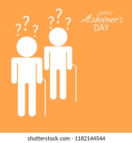 Vector illustration of a Banner for World Alzheimer's Day.