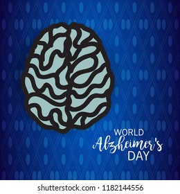 Vector illustration of a Banner for World Alzheimer's Day.
