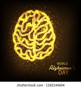 Vector illustration of a Banner for World Alzheimer's Day.
