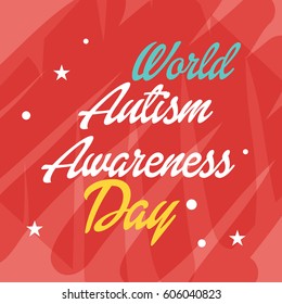 Vector illustration of a Banner for World autism awareness day.