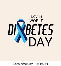 Vector illustration of a Banner for World Diabetes Day.