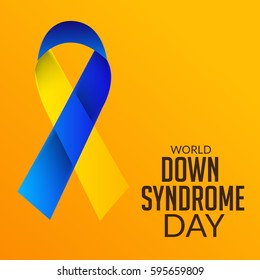 Vector Illustration World Down Syndrome Day Stock Vector (Royalty Free ...