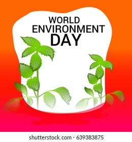 Vector illustration of a Banner for World Environment Day.