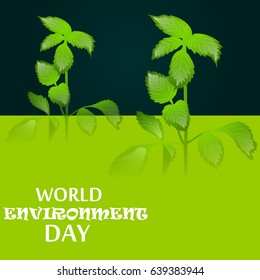 Vector illustration of a Banner for World Environment Day.