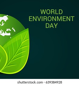 Vector illustration of a Banner for World Environment Day.