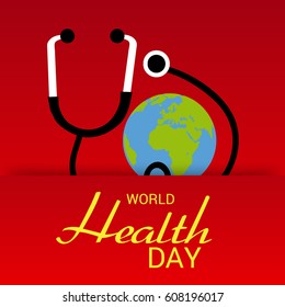 Vector illustration of a Banner for World Health Day.