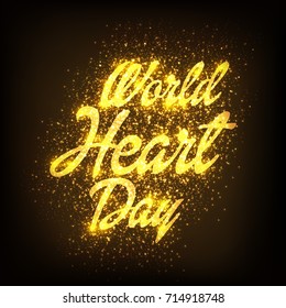 Vector illustration of a Banner for World Heart Day.