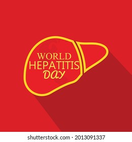 Vector illustration of a Banner for World Hepatitis Day