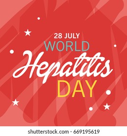Vector illustration of a Banner for World Hepatitis Day.