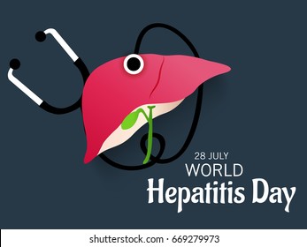Vector illustration of a Banner for World Hepatitis Day.