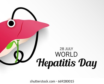 Vector illustration of a Banner for World Hepatitis Day.