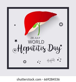 Vector illustration of a Banner for World Hepatitis Day.