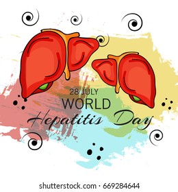 Vector illustration of a Banner for World Hepatitis Day.