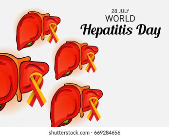 Vector illustration of a Banner for World Hepatitis Day.