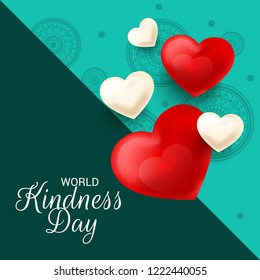 Vector illustration of a Banner for World Kindness Day.