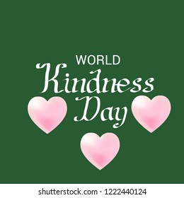 Vector illustration of a Banner for World Kindness Day.