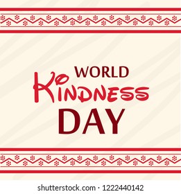 Vector illustration of a Banner for World Kindness Day.