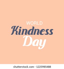 Vector illustration of a Banner for World Kindness Day.