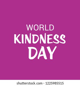 Vector illustration of a Banner for World Kindness Day.