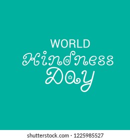 Vector illustration of a Banner for World Kindness Day.