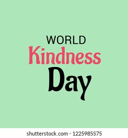 Vector illustration of a Banner for World Kindness Day.