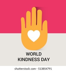 Vector illustration of Banner For World Kindness Day.