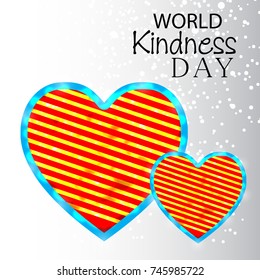 Vector illustration of a Banner for World Kindness Day.