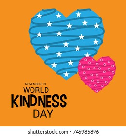 Vector illustration of a Banner for World Kindness Day.
