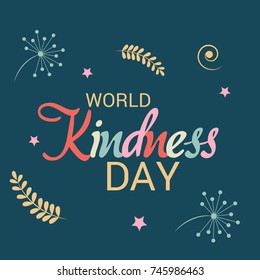 Vector illustration of a Banner for World Kindness Day.