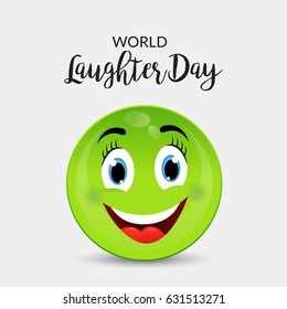 Vector illustration of a Banner for World Laughter Day.