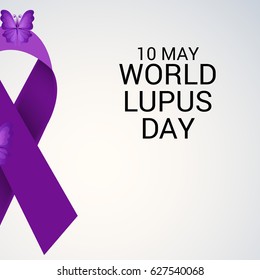 Vector illustration of a Banner for World Lupus Day.