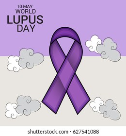 Vector illustration of a Banner for World Lupus Day.