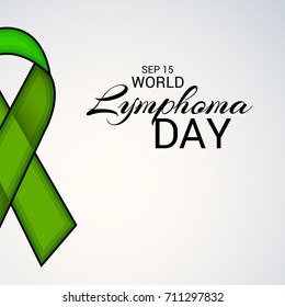 Vector illustration of a Banner for World Lymphoma Day.