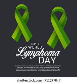 Vector illustration of a Banner for World Lymphoma Day.