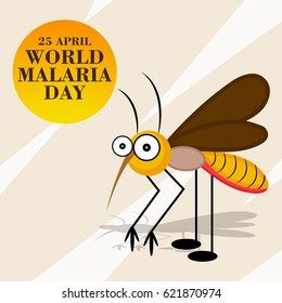 Vector illustration of a Banner for World Malaria Day.