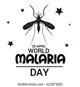 Vector illustration of a Banner for World Malaria Day.