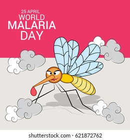 Vector illustration of a Banner for World Malaria Day.