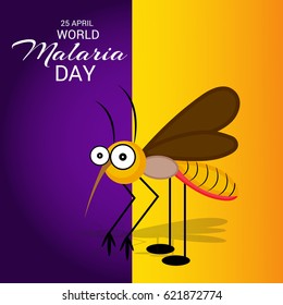 Vector illustration of a Banner for World Malaria Day.