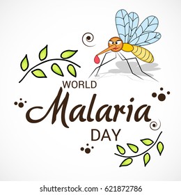 Vector illustration of a Banner for World Malaria Day.
