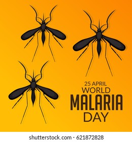 Vector illustration of a Banner for World Malaria Day.