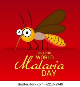 Vector illustration of a Banner for World Malaria Day.