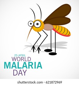 Vector illustration of a Banner for World Malaria Day.