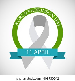 Vector illustration of a Banner for World Parkinson Day.