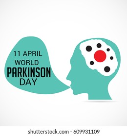 Vector illustration of a Banner for World Parkinson Day.