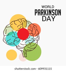 Vector illustration of a Banner for World Parkinson Day.