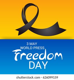 Vector illustration of a Banner for World Press Freedom Day.