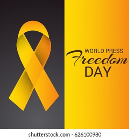 Vector illustration of a Banner for World Press Freedom Day.