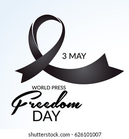 Vector illustration of a Banner for World Press Freedom Day.
